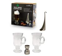Cookut Ico Irish Coffee, prepara un perfetto caffè irlandese a casa, strumento speciale per stratificazione incluso, set completo, ideale per tutti i cocktail a strati