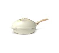 COOKUT - La Favolosa padella 8 in 1 - "PICCOLO MODELLO 24 cm" - Un unico utensile che sostituisce padella, padella, casseruola, casseruola - 2 maniglie rimovibili, cestello vapore/frittura, spatola in