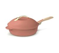 COOKUT La Favolosa Padella Multi-Funzione 8 in 1 | 24 cm | 3.4 Litri | Rosa Peon