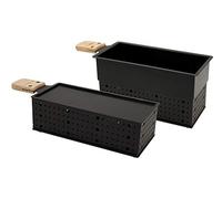 COOKUT - Set di Regali LUMI - Raclette e fonduta di candele per 2 persone - Sciogliete la raclette in 3 minuti e preparate la fonduta in 5 minuti - Include un ricettario, una spatola e un grimaldello