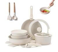 Cookware Set,Removable Handle Pots And Pans,Nonstick Ceramic Pots And Pans