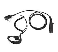 Cookwowe Microfono a Forma di G PTT Mic Auricolare per Sepura STP8000 Walkie Talkie Radio Transceiver C1035A