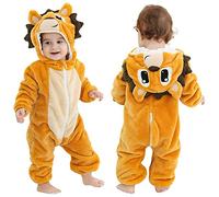 COOKY.D Baby Girls Boys con Cappuccio Romper Manica Lunga Inverno Cosplay Costume Tuta per 2-5 Mesi,Riccio