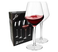 COOKY.D Bicchieri da Vino Galleggianti per Piscina Bicchieri da Vino da Piscina in Plastica Tritan Infrangibile con Stelo - Set da 2 440ml - Lavabile in Lavastoviglie
