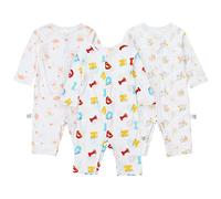 COOKY.D Completo estivo per bambina 3 pezzi Tuta a maniche lunghe 18-24 mesi Giocattolo animale con cartoni animati per neonato Regalo