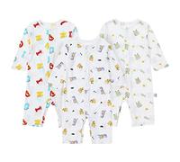 COOKY.D Completo estivo per bambino 3 pezzi Tuta a maniche lunghe 6-9 mesi Giocattolo animale con cartoni animati per neonato Regalo