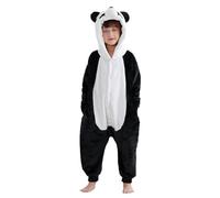 COOKY.D Pigiama con Cappuccio per Bambini, Tuta da Cartone Animato, Pigiama da Giocatore, Panda, Età 5-6 Anni