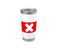 Cool 456 Code Number Illustration Novelty Graphic Designs Bicchiere termico in acciaio inox doppia parete