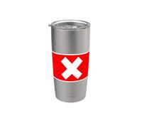 Cool 456 Code Number Illustration Novelty Graphic Designs Bicchiere termico in acciaio inox doppia parete