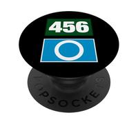 Cool 456 Code Number "O" Say Yes Illustration Graphic Design PopSockets PopGrip Adesivo
