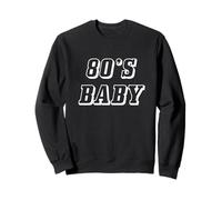 Cool 80s Baby Throwback per Chi AMA Gli Anni Ottanta Felpa