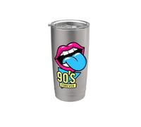 Cool 90's Forever, design grafico vintage retrò che torna agli anni '90 Bicchiere termico in acciaio inox doppia parete