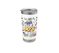 Cool 90's Forever, design grafico vintage retrò che torna agli anni '90 Bicchiere termico in acciaio inox doppia parete