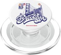 Cool Abstract Brooklyn Bridge New York Illustration Graphic PopSockets PopGrip per MagSafe