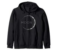 Cool Abstract Moon Illustration Novelty Graphic Designs Felpa con Cappuccio