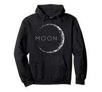 Cool Abstract Moon Illustration Novelty Graphic Designs Felpa con Cappuccio