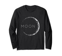 Cool Abstract Moon Illustration Novelty Graphic Designs Maglia a Manica