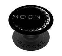 Cool Abstract Moon Illustration Novelty Graphic Designs PopSockets PopGrip Adesivo