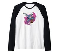 Cool Adventures Costume con Questo Space Cowboy Maglia con Maniche Raglan