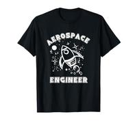 Cool Aerospace Engineer Doodle Engineering Astronave Razzo Maglietta