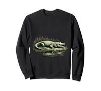 Cool Alligator Coccodrillo Amante Uomini Donne Bambini Vintage Gator Felpa