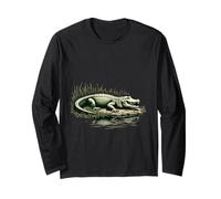 Cool Alligator Coccodrillo Amante Uomini Donne Bambini Vintage Gator Maglia a Manica