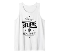 Cool Always Believe in Yourself Illustration Graphic Designs Canotta