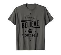 Cool Always Believe in Yourself Illustration Graphic Designs Maglietta