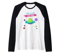 Cool Astronaut Alien, Funny Sarcastic Space Astronaut Alien Maglia con Maniche Raglan