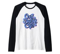 Cool Aunts Club Divertente Regalo retrò per Zia Natale Compleanno Maglia con Maniche Raglan