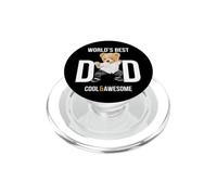 Cool Awesome World's Best Dad Ever, Dad Teddy Bear Graphic PopSockets PopGrip per MagSafe