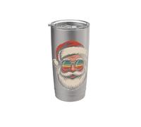 Cool Babbo Natale Rainbow Occhiali da sole Natale Bicchiere termico in acciaio inox doppia parete