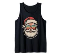 Cool Babbo Natale Rainbow Occhiali da Sole Natale Canotta