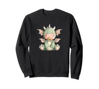 Cool Baby Dragon Look per Gli Amanti del Ciuccio Felpa