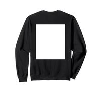 Cool Back Print Blank Abstract White Square Graphic Designs Felpa