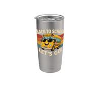 Cool Back to School Bus Ready for New Year Bicchiere termico in acciaio inox doppia parete