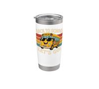 Cool Back to School Bus Ready for New Year Bicchiere termico in acciaio inox doppia parete