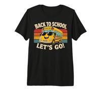 Cool Back to School Bus Ready for New Year Maglietta Premium