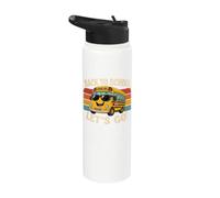 Cool Back to School Bus Ready for New Year Stainless Steel Insulated Water Bottle