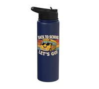 Cool Back to School Bus Ready for New Year Stainless Steel Insulated Water Bottle