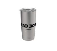 Cool Bad Boy Tokyo Illustration Novelty Graphic Designs Bicchiere termico in acciaio inox doppia parete