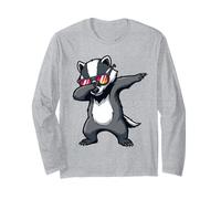 Cool Badger Indossare Occhiali da Sole Fare Un Dabbing Danza Maglia a Manica