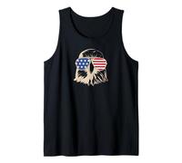 Cool Bald Eagle USA Flag Occhiali da Sole - Patriottica 4 luglio Canotta