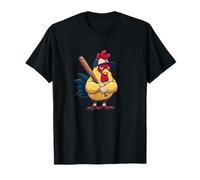 Cool Baseball Sport con Questo Costume da Pollo Maglietta