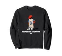 Cool Basketball Anywhere with a Basketball kid Player 06 Felpa