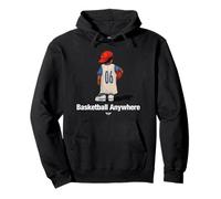 Cool Basketball Anywhere with a Basketball kid Player 06 Felpa con Cappuccio