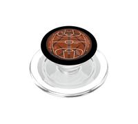 Cool Basketball Plan Illustration Graphic Design Fashion Fun PopSockets PopGrip per MagSafe