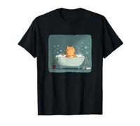 Cool Bathtube Cat Costume per Ragazzi e Ragazze Maglietta