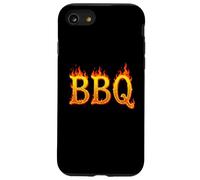 Cool BBQ Barbecue Grill Carne Amante Design per Uomini Papà Donne Custodia per iPhone SE (2020) / 7/8