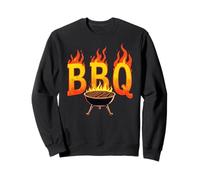 Cool BBQ Barbecue Grill Carne Amante Design per Uomini papà Donne Felpa
